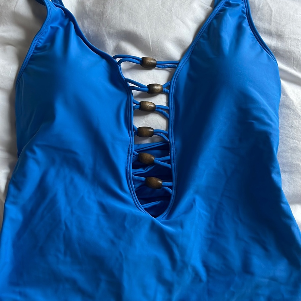Blue one piece